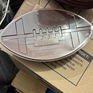 Football-Shaped Snack Tray